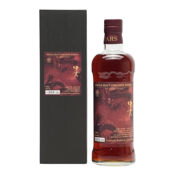Tsunuki The Dragon Awakes 5 Year Old, Sherry Cask, 2018, Lucky Choice, 57% whisky bottle