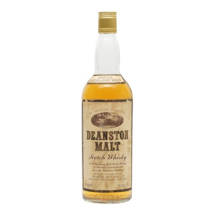 Deanston Single Highland Malt 1970s, 40% whisky bottle