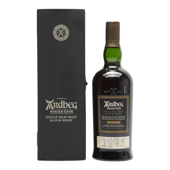 Ardbeg Single Cask 31 Year Old, Sherry Butt Cask, Cask #1375, 2006, 54.2% whisky bottle