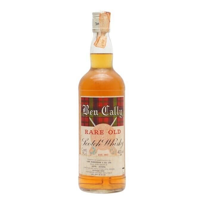 Ben Cally Rare Old, 40% whisky bottle