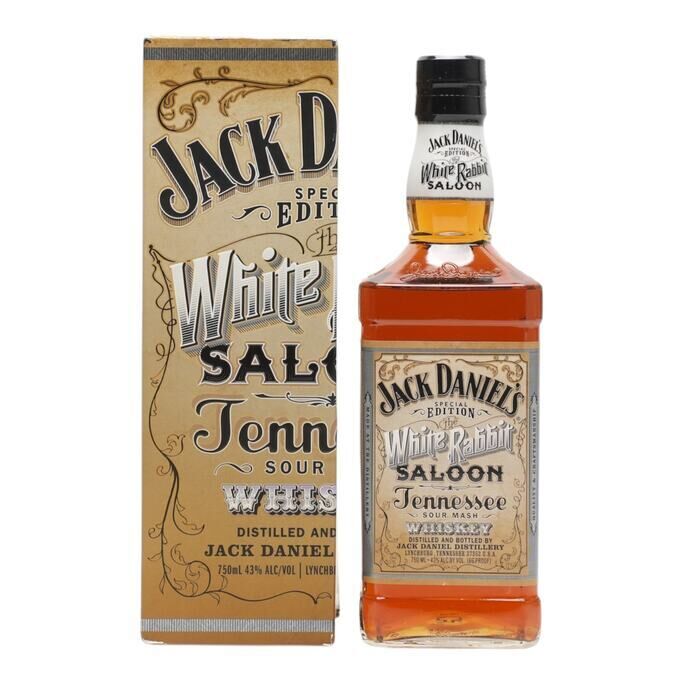 Jack Daniel's White Rabbit Saloon, 43% whisky bottle