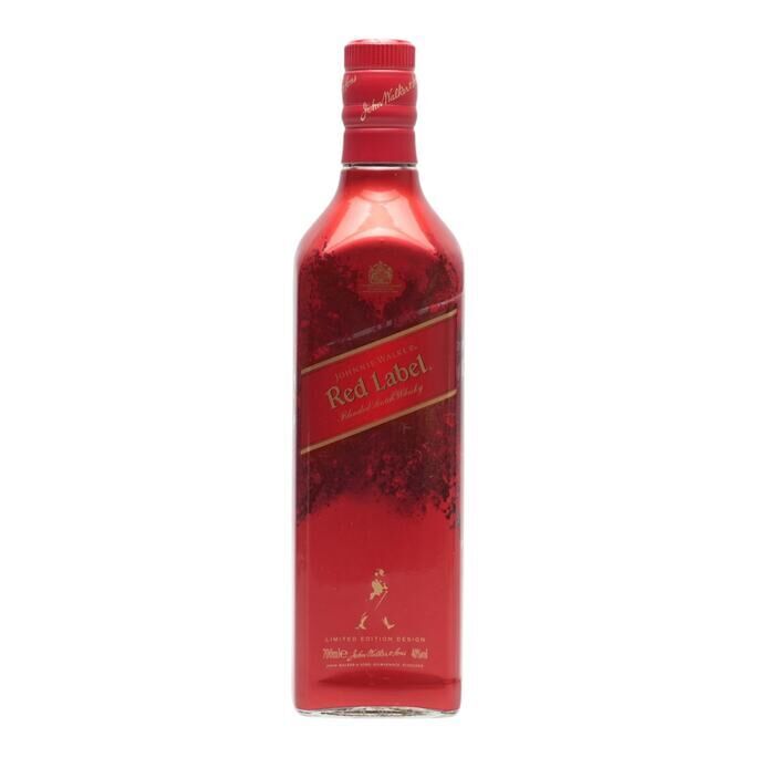 Johnnie Walker Red Label Limited Edition Design, 2021, 40% whisky bottle