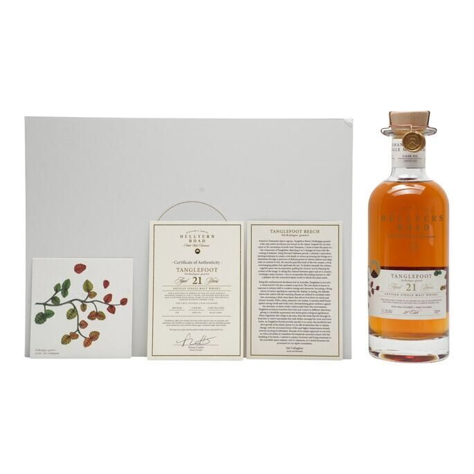 Hellyers Road Tanglefoot 21 Club Release No. 1 21 Year Old, Bourbon & Sherry Cask, 51.2% whisky bottle