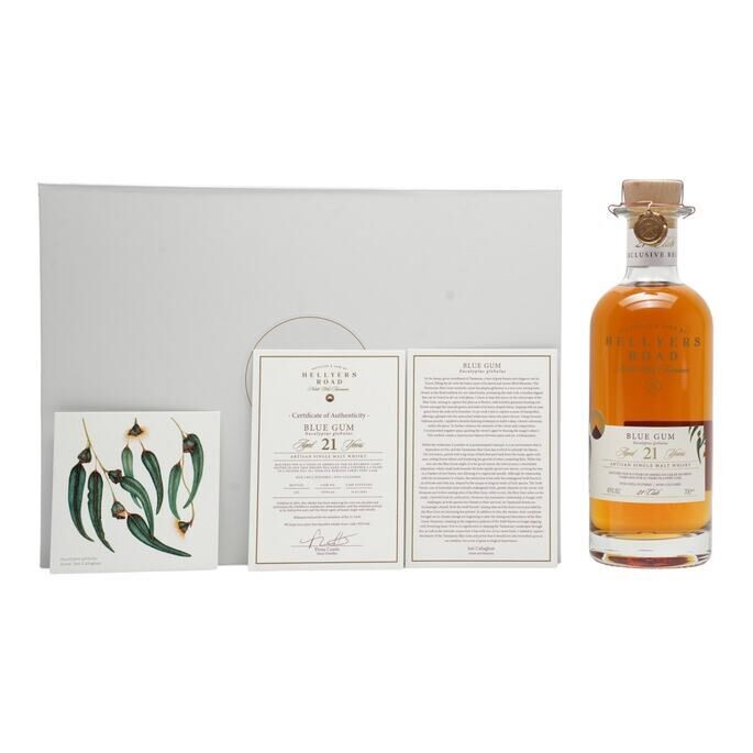 Hellyers Road Blue Gum 21 Club Exclusive Release 3 21 Year Old, Bourbon & Port Cask, 49% whisky bottle