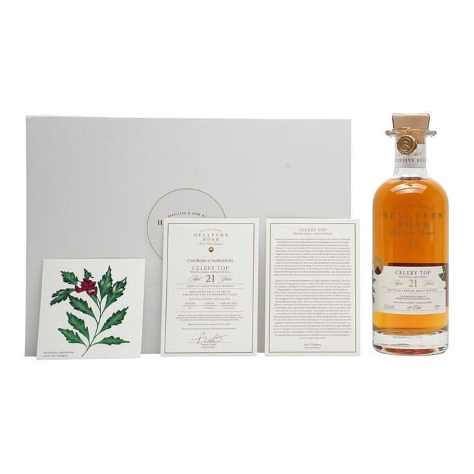 Hellyers Road Celery Top 21 Club Exclusive Release No. 2 21 Year Old, Bourbon Cask, 2024, 53.2% whisky bottle