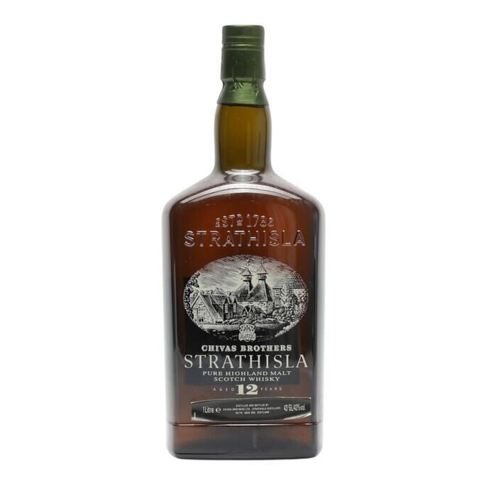 Strathisla 12 Year Old, 43%, 1L whisky bottle
