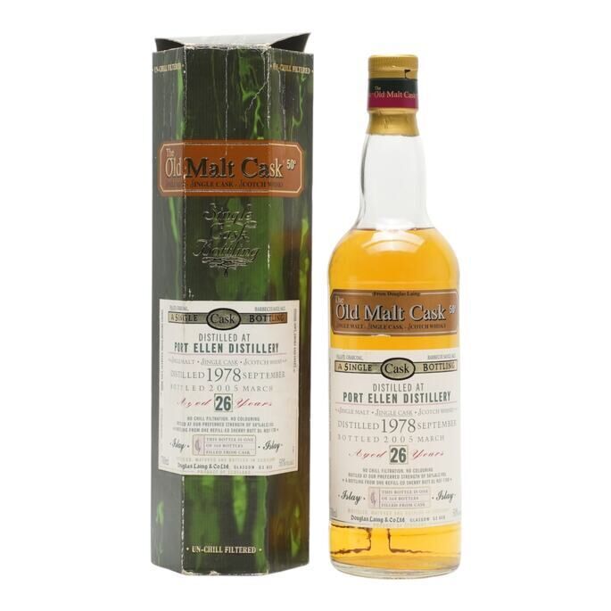 Port Ellen 26 Year Old, Refill Sherry Cask, Cask #1709, 1978, Douglas Laing, 50% whisky bottle