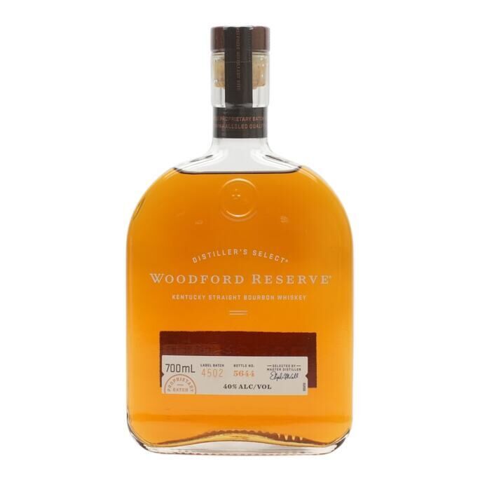 Woodford Reserve Distiller's Select, Batch No. 4502, 40% whisky bottle