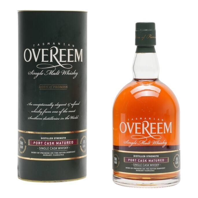 Overeem Port Cask Matured, Port Cask, 43% whisky bottle