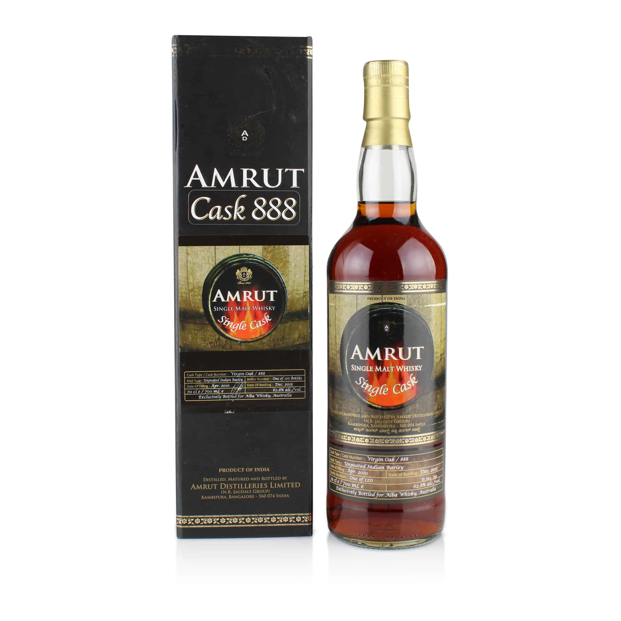 Amrut Cask 888 Single Cask Auction | Australian Whisky Auctions