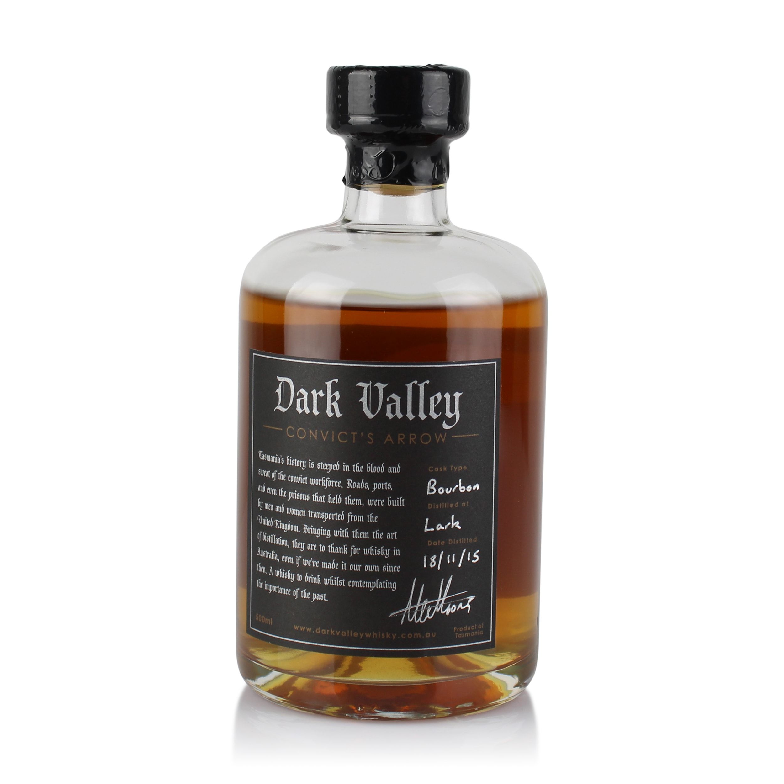 Arrow Distillery Dark Valley Convict's Arrow // Lark Distillery Auction | Australian ...