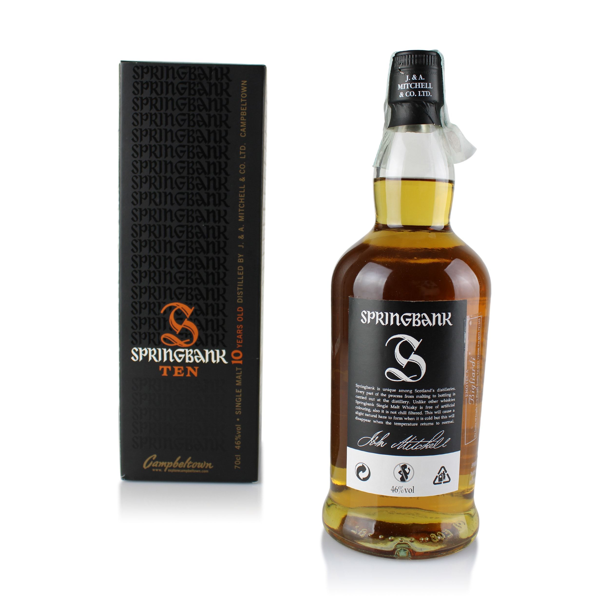 Springbanck Springbank 10 Year Old Pre 2014 Auction | Australian Whisky Auctions