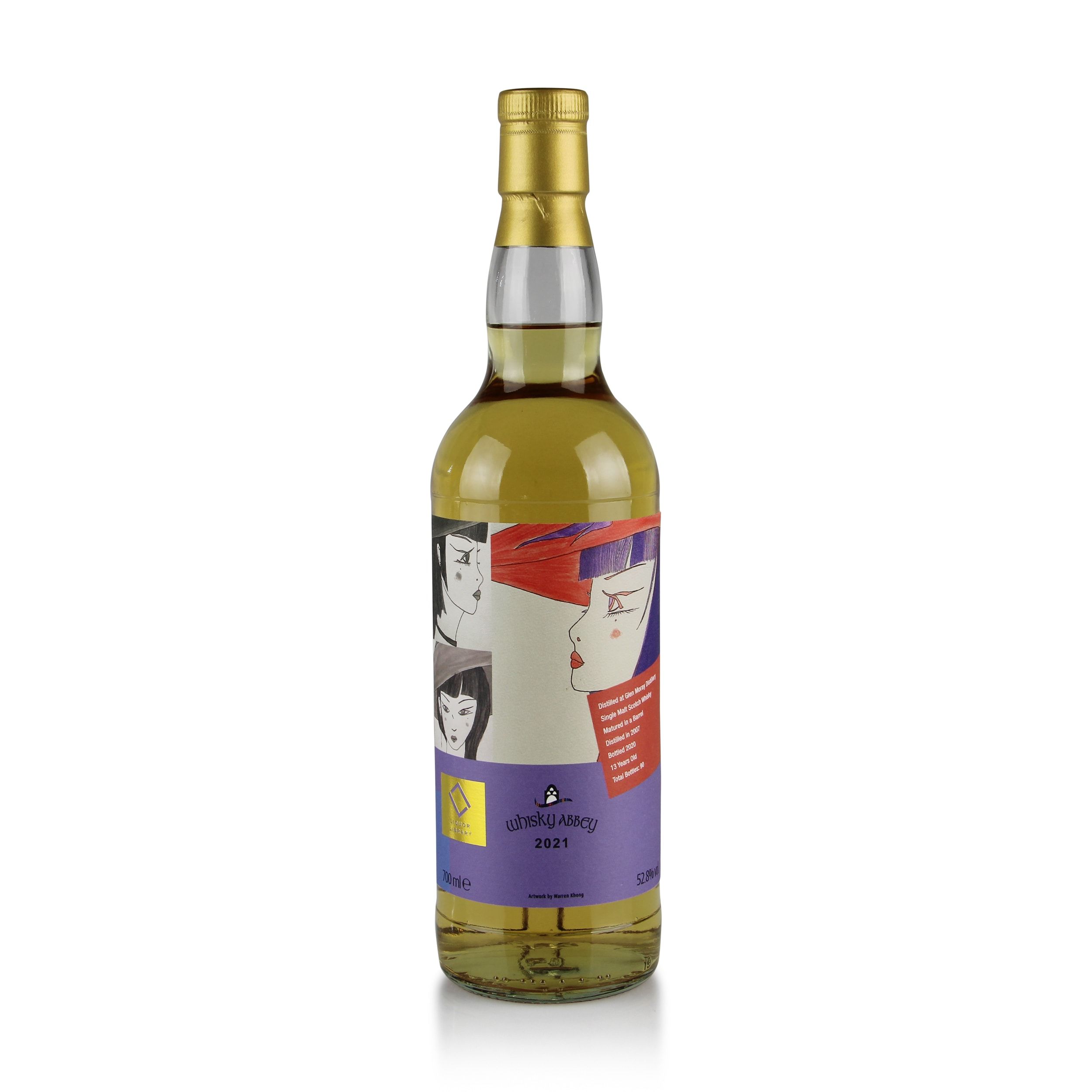 Glen Moray 2007 13 Year Old Single Cask For Whisky Abbey 2021 // Liquor