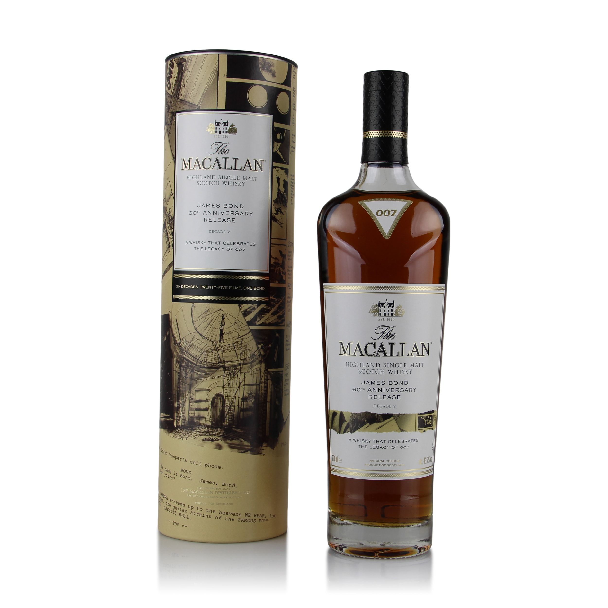 Macallan James Bond 60th Anniversary Release Decade V Auction ...
