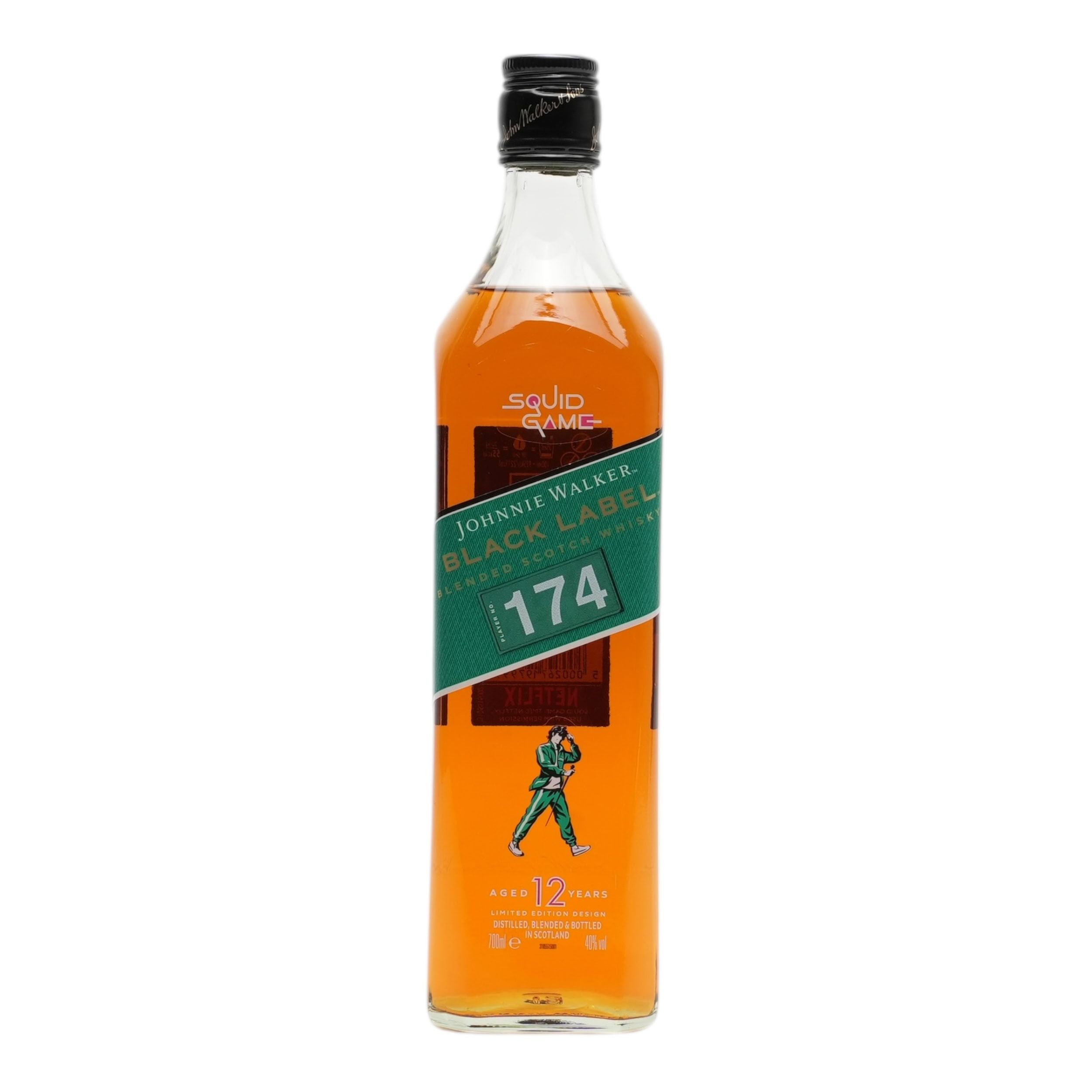Johnnie Walker Black Label 12 Year Old Squid Game Player No. 174 ...