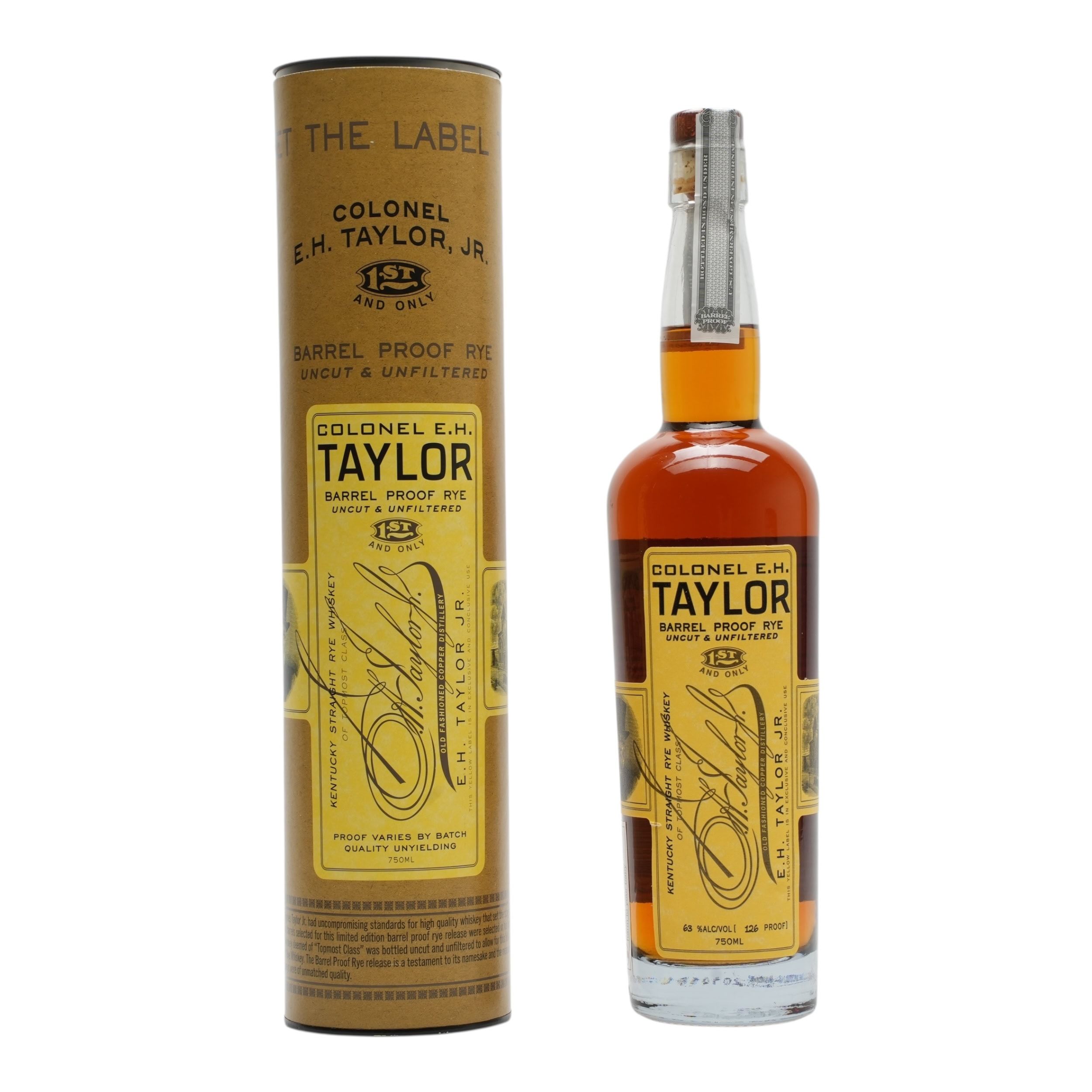 Taylor Rye Logo Colonel EH Taylor Barrel Proof Rye Auction | Australian Whisky Auctions