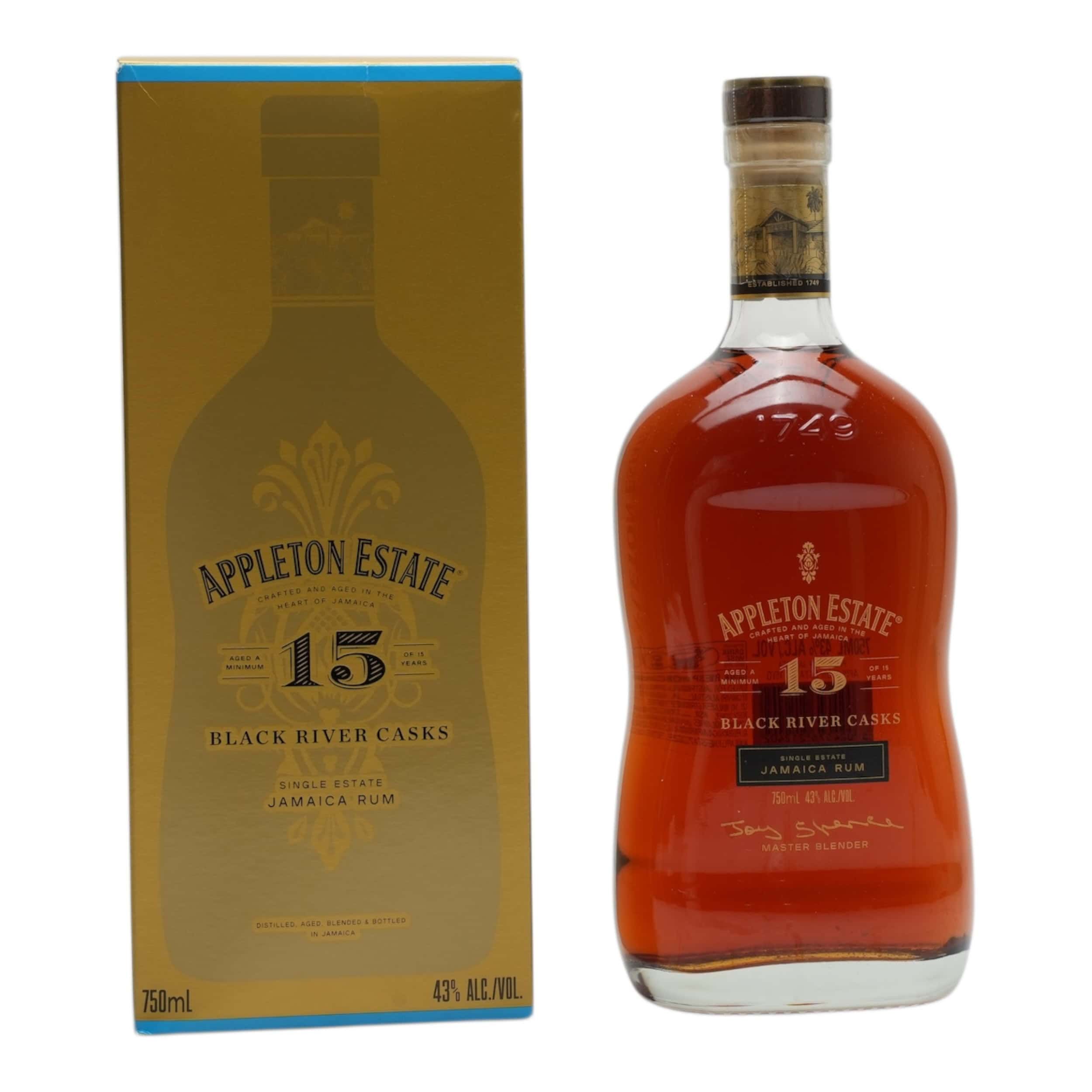 Appleton Estate 15 Year Old Black River Casks Auction | Australian ...