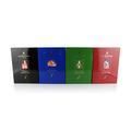 Courvoisier Erte Collection Extra Cognac 4 Bottle Set Thumbnail
